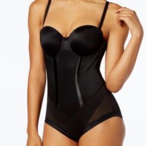 Maidenform Black Shapewear Bodysuit